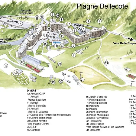 Résidence Saint Jacques A - Divisble Entièrement Rénové · Proche Des Pistes · Balcon Mae-3546 Appartement Macot-la-Plagne